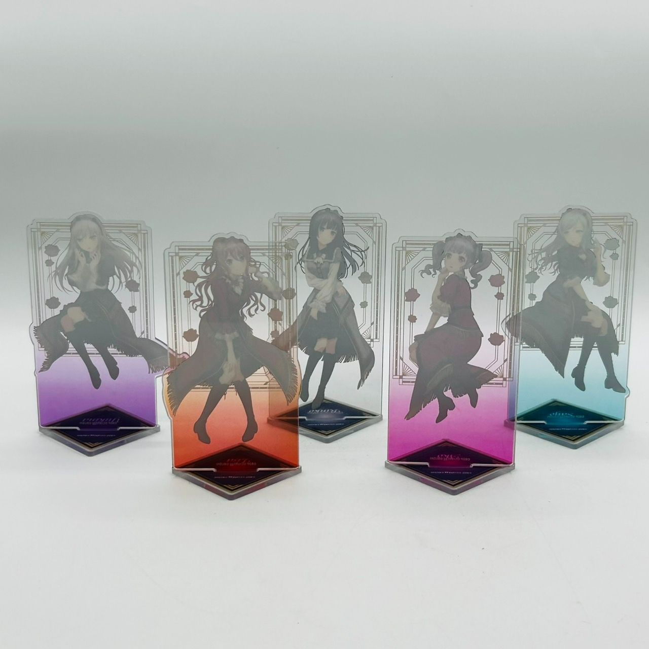 バンドリ Roselia Farbe アクスタ グッズ 5人 まとめ セット