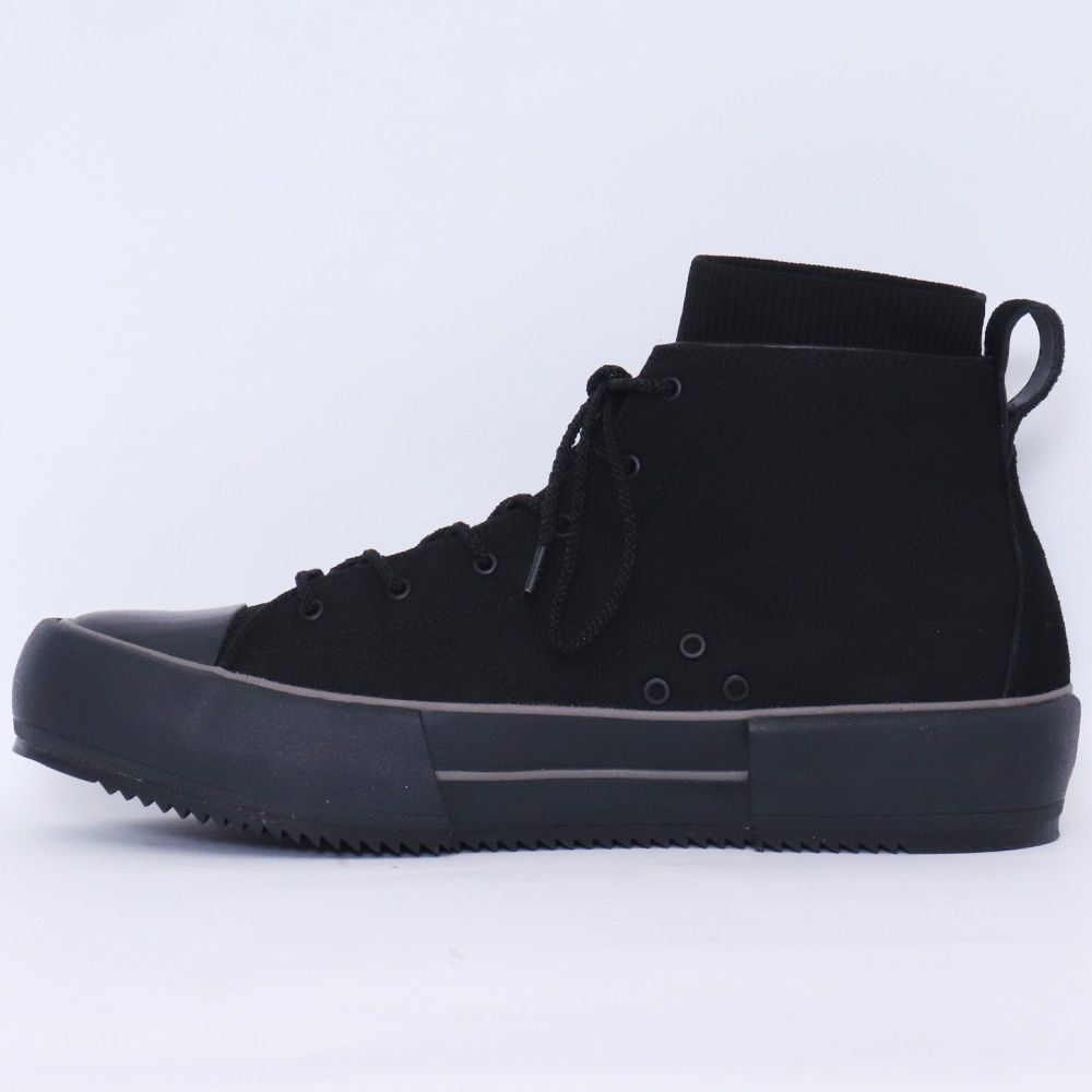 未使用 DEVOA Sneaker Nylon Canvas サイズ43 ブラック FW-ELSNS 