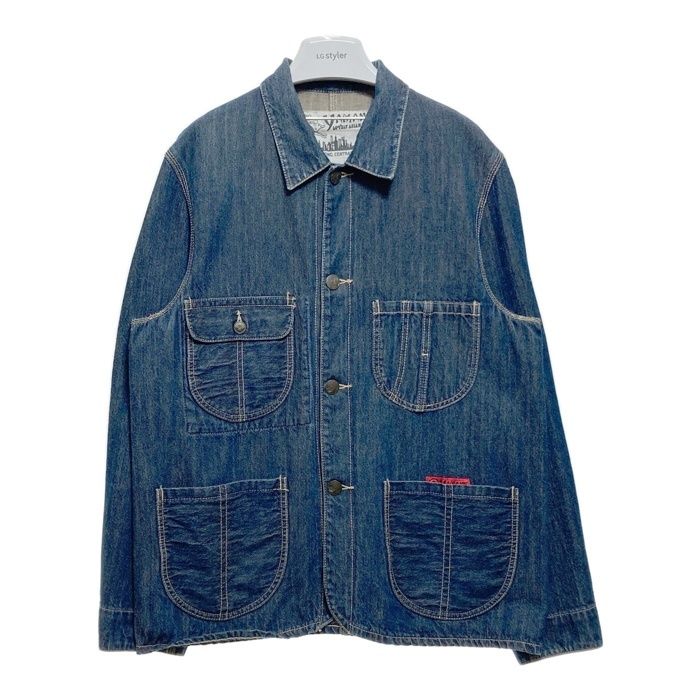 ☆YAMANE ヤマネ デニムカバーオール ジャケット インディゴ