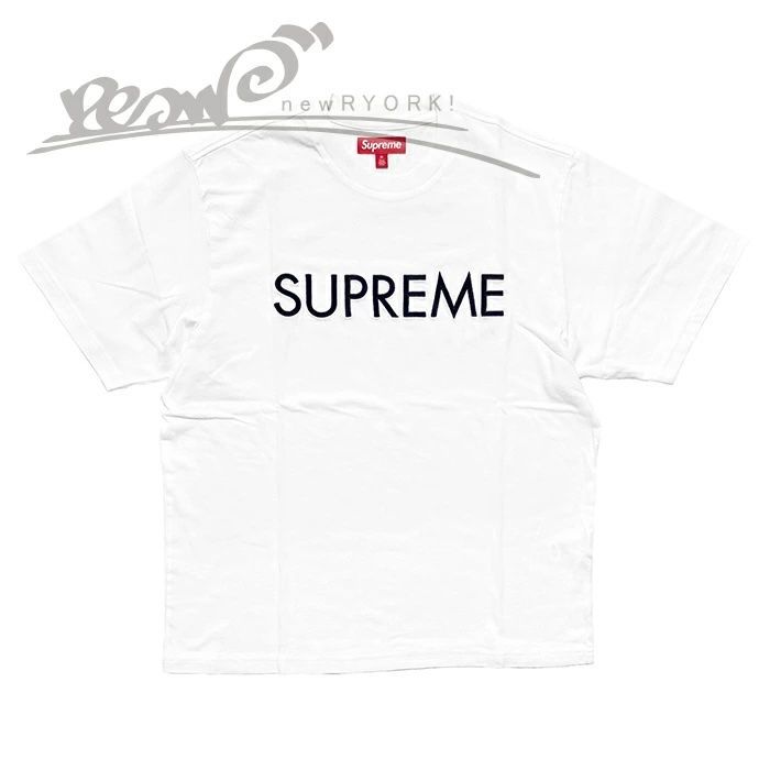 送料無料 メンズ Tシャツ ブラック Supreme シュプリーム Capital S/S 