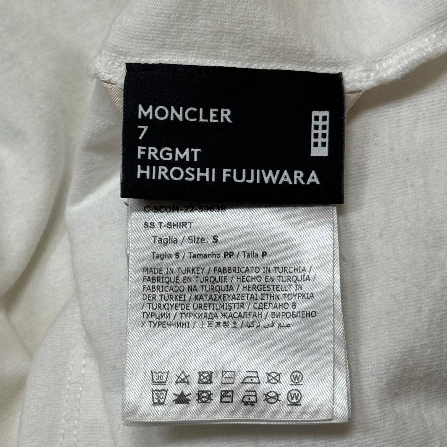 国内正規 MONCLER × Fragment 22SS Cotton T-Shirt コットンT