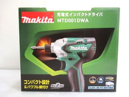 マキタ makita 充電式インパクトドライバ MTD001DWA 中国製 通電OK