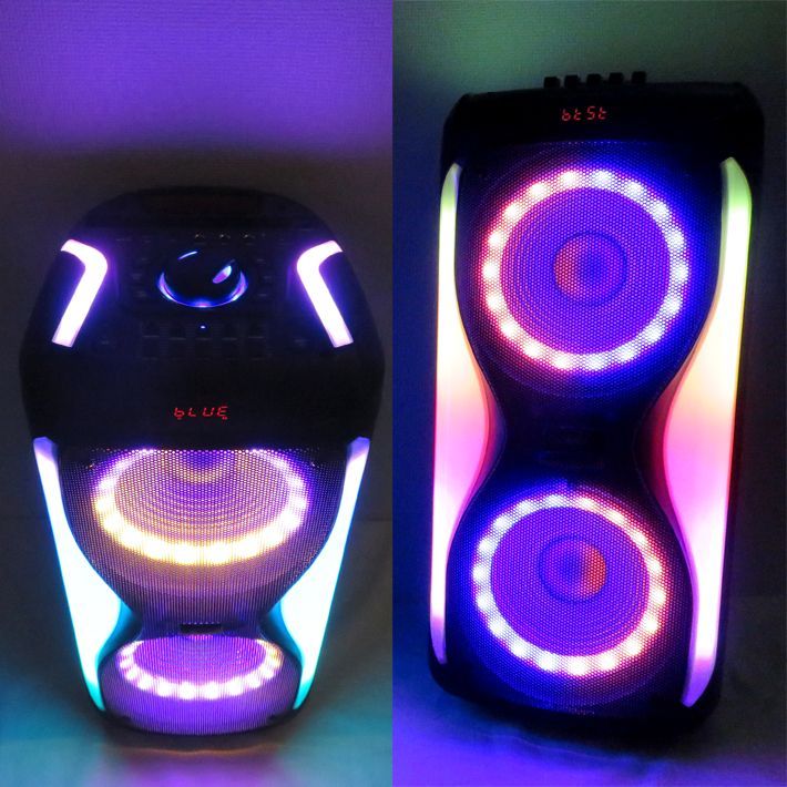 楽天市場】LEDパーティースピーカー オーディオ Bluetooth LEDライト 室内 屋内 屋外 野外 アウトドア 音楽再生 ポータブルスピーカー  バッテリー内蔵 TWS microSDカード AUX-IN CICONIA送料無料 : AERU 楽天市場店