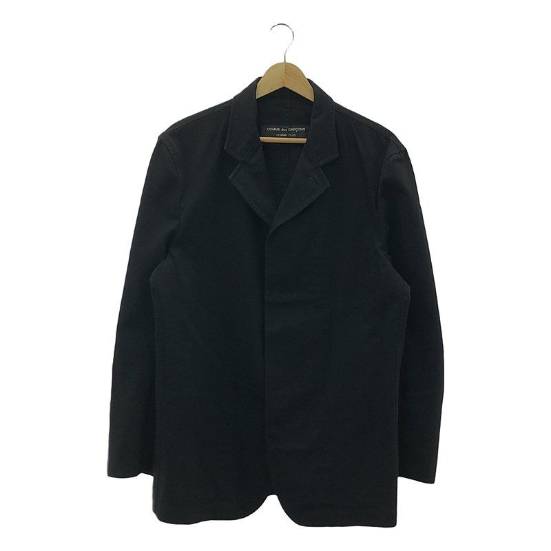 COMME des GARCONS HOMME PLUS / コムデギャルソンオムプリュス | AD1996 | 比翼ボタン ツイルコットン テーラードジャケット | M | ネイビー | メンズ