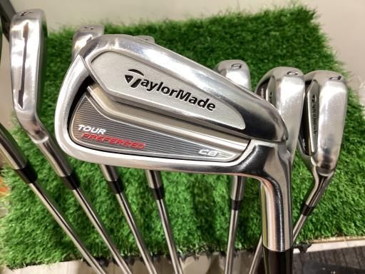 テーラーメイド TOUR PREFERRED CB 2014 8S アイアンセット IR KBS TOUR C-TAPER 95 フレックスS メンズ 男性用 右利き 右用 Cランク ゴルフクラブ
