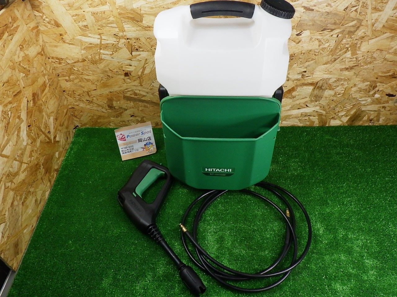簡単な動作チェックのみ 日立工機 14.4V コードレス高圧洗浄機 充電式 容量8L 本体のみ AW14DBL