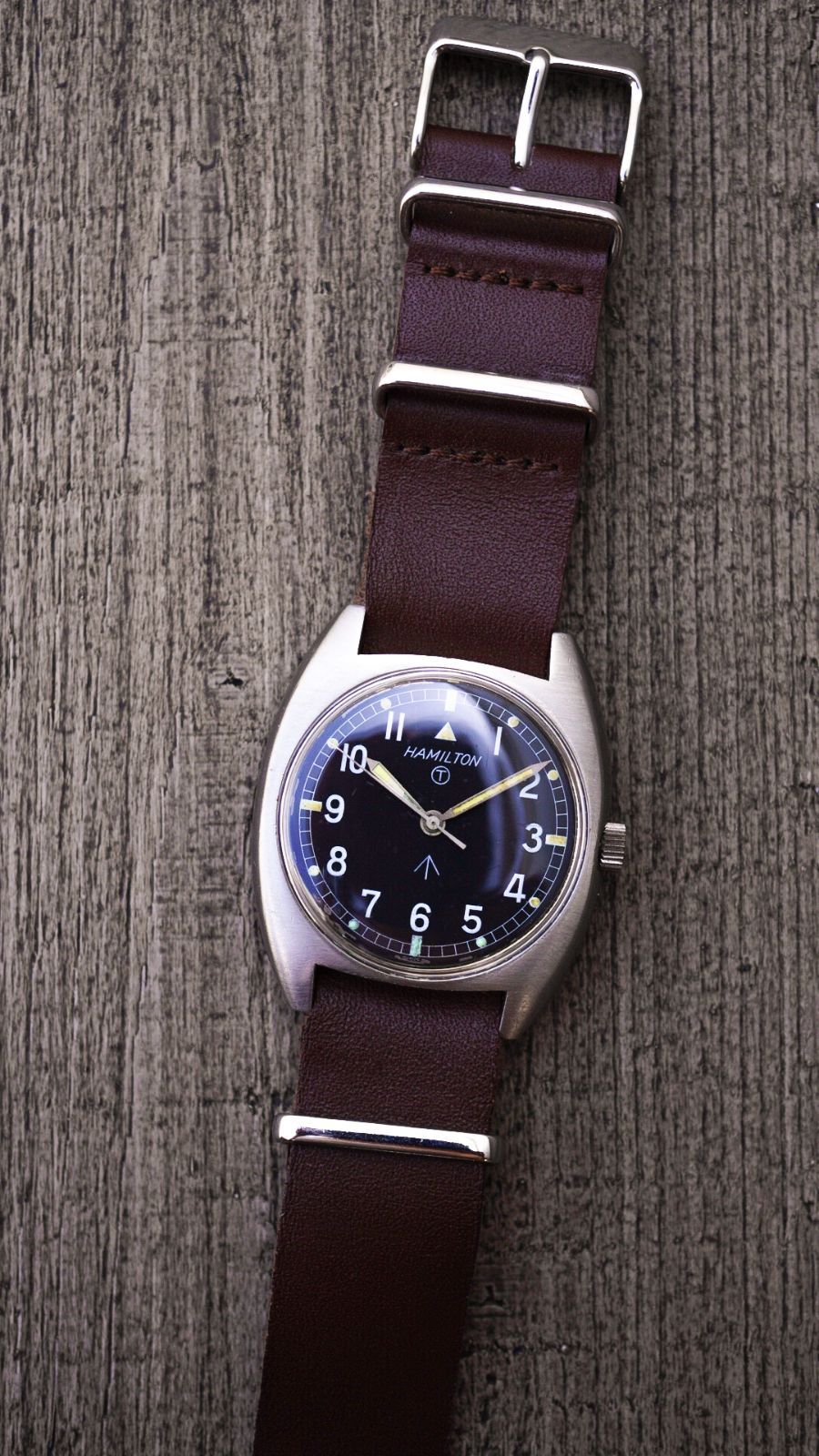 1973】HAMILTON ハミルトン イギリス軍 W10《実物 軍用時計