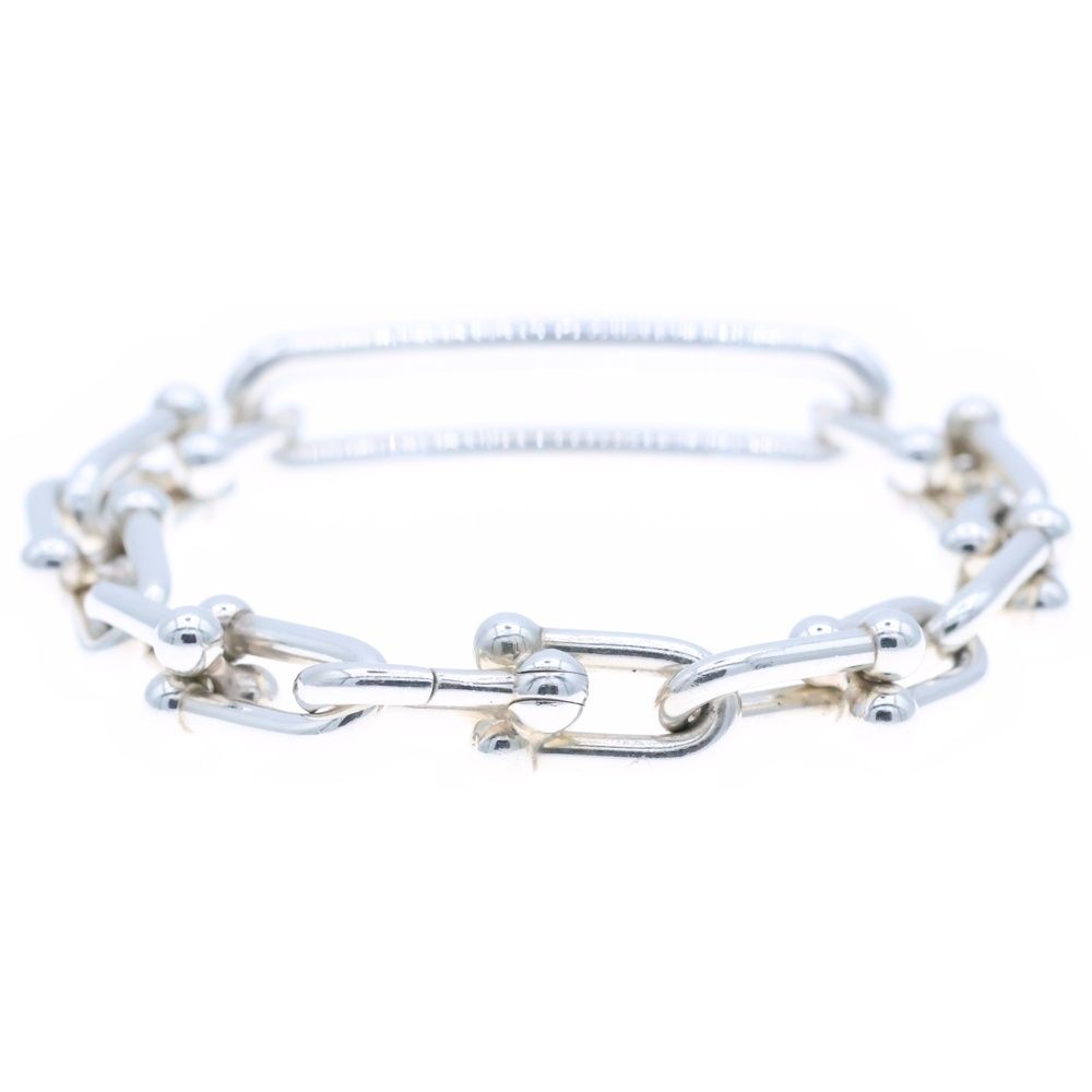 【上品な輝きが目を惹く】 Tiffany リンク シルバーブレスレット TIFFANY&Co (ティファニー) HardWear ハードウェア 14 リンク