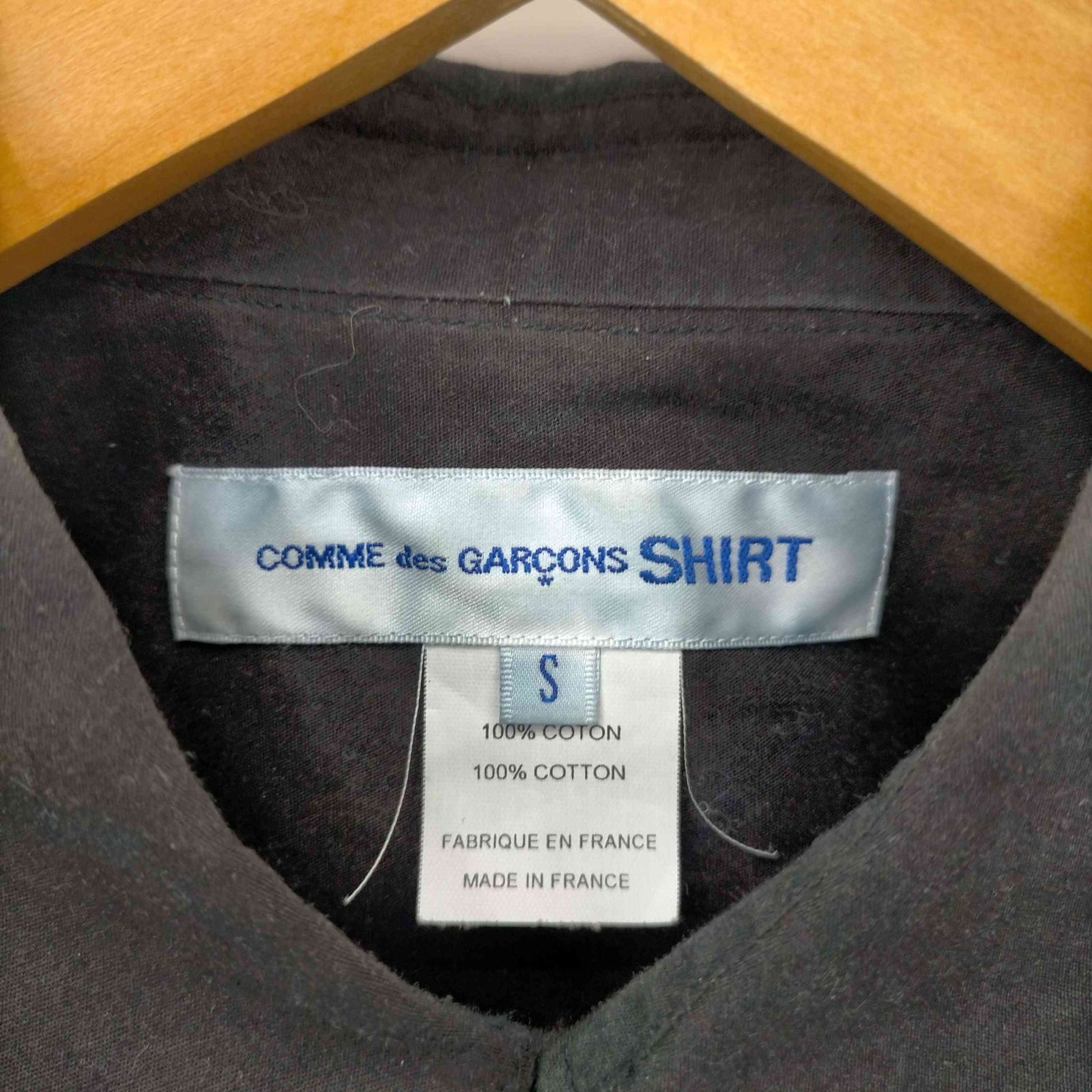 コムデギャルソンシャツ COMME des GARCONS SHIRT 22SS 袖ドッキング コットン ロングシャツ メンズ JPN：S 