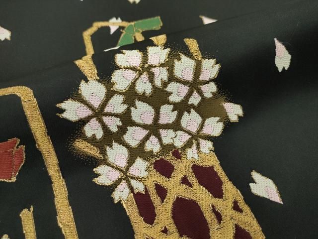 平和屋本店□極上 世界的人形師 辻村寿三郎 ジュサブロー 六通柄袋帯