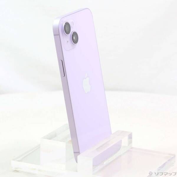 品・美品 Apple iPhone 14 Plus 256GB パープル MQ4M3J⁄A SIMロック