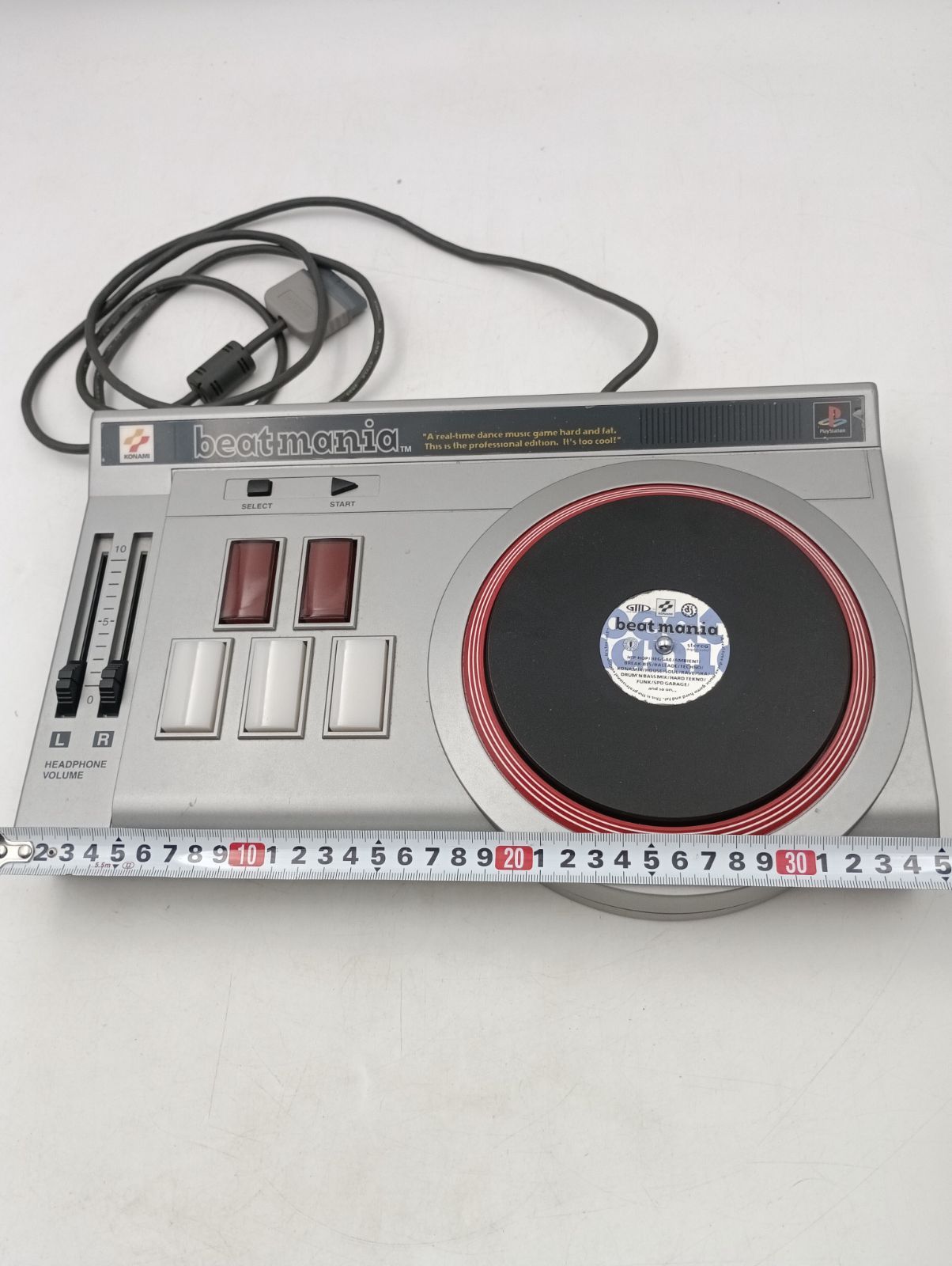 K-1449 PlayStation beatmaniA DJ Station PRO コントローラー 簡易動作 済み UP786_INFO