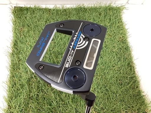 オデッセイ Ai-ONE TRI-BEAM JAILBIRD MINI CH 34インチ パター PT STROKE LAB 90 スチール フレックスその他 メンズ 男性用 右利き 右用 Bランク ゴルフクラブ