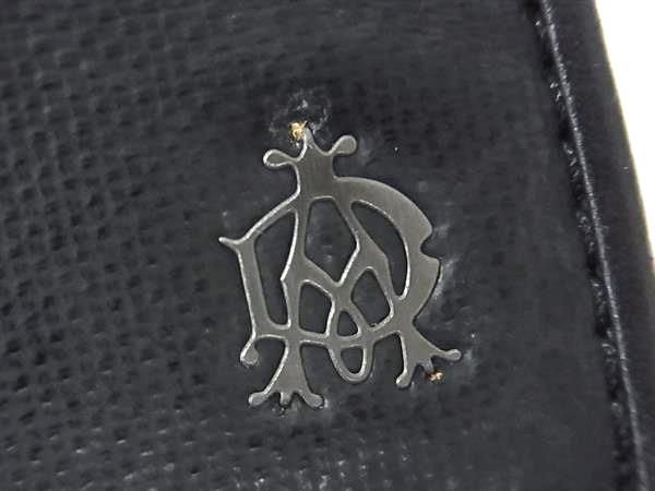 □美品□ dunhill ダンヒル ウィンザー PVC×レザー カードケース