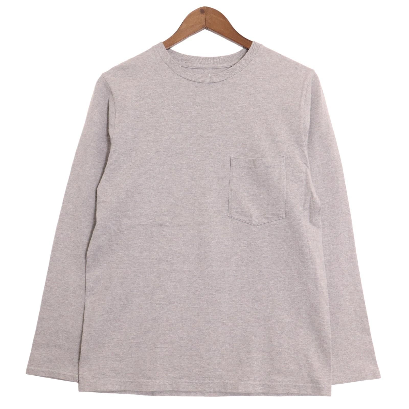 Graphpaper グラフペーパー 胸ポケット付き ロングスリーブ Tシャツ 