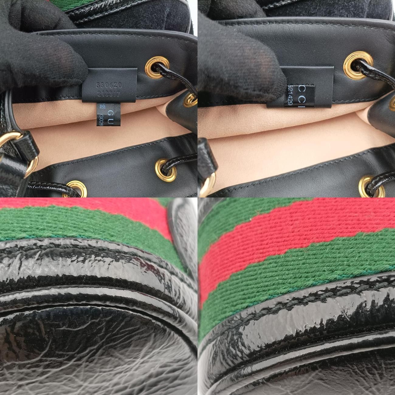 グッチGucciオフィディアブラックスエード550620G026521429
