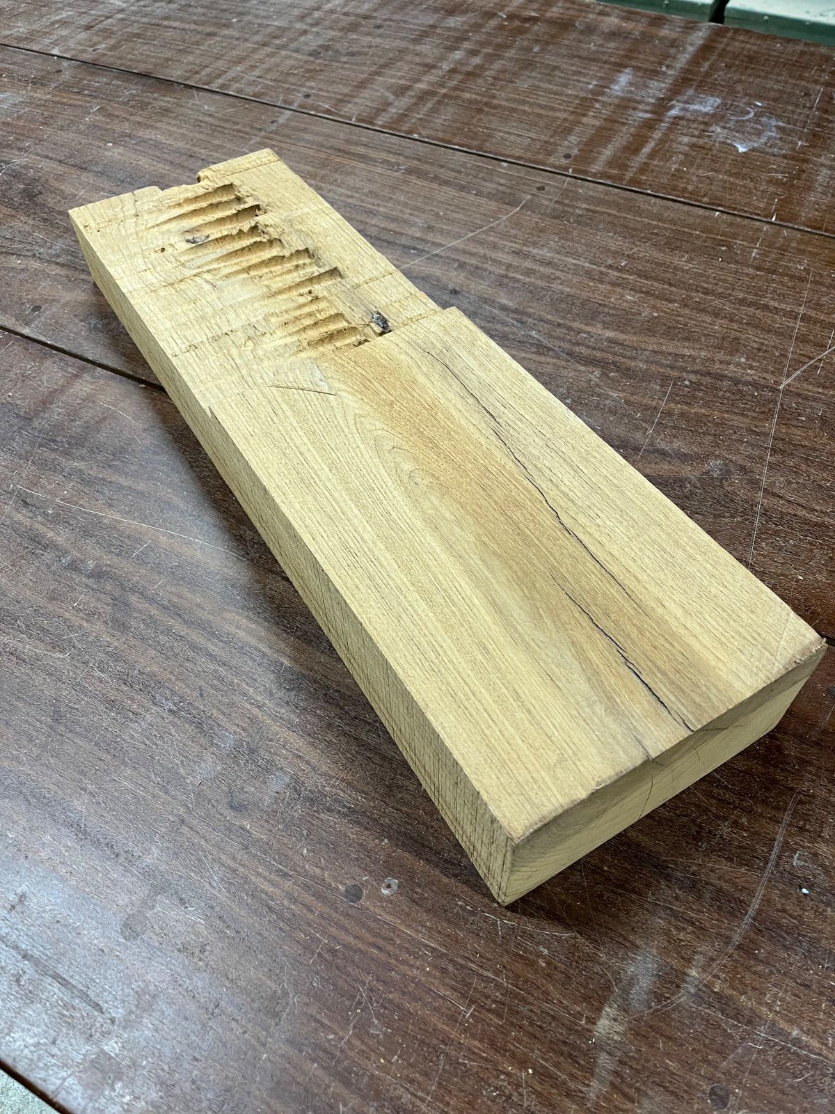 チーク材 端材 チーク ① 端材 4本 95cm×6.5cm ×2.2 チーク材 端材 チーク ① 端材 4本 95cm×6.5cm ×2.2