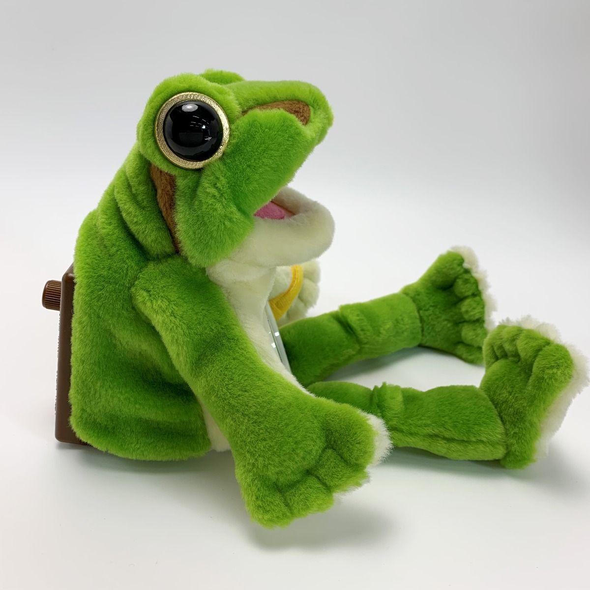 コケロミン　アマガエル　PM101KAM　ぬいぐるみパペット　電子楽器　動作OK コケロミン アマガエル PM101KAM ぬいぐるみパペット 電子楽器