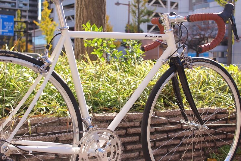 カラミータ CALAMITA DUEシマノ ソラ クロモリ ロードバイク カラミータ CALAMITA DUEシマノ ソラ クロモリ ロードバイク