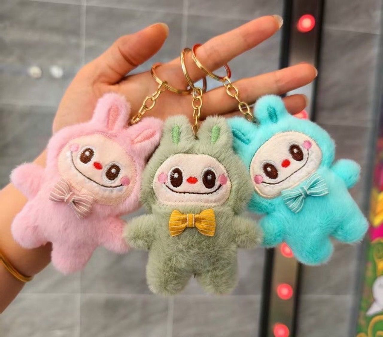 大人気 ラブブぬいぐるみキーホルダー未開封6点セット Labubu(ラブブ) ぬいぐるみ キーホルダー ラブブ 6体セット