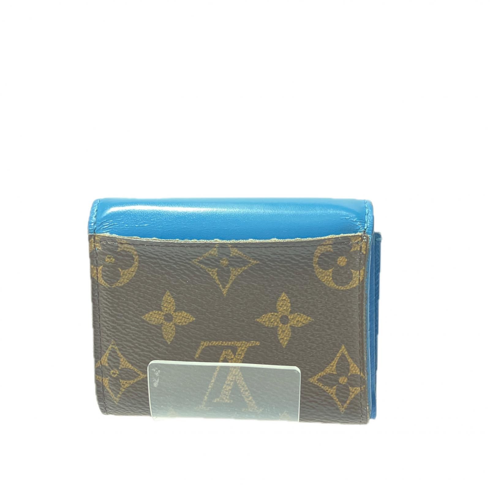 LOUIS VUITTON M63894 ジッピー・ウォレット モノグラム ブルージーン
