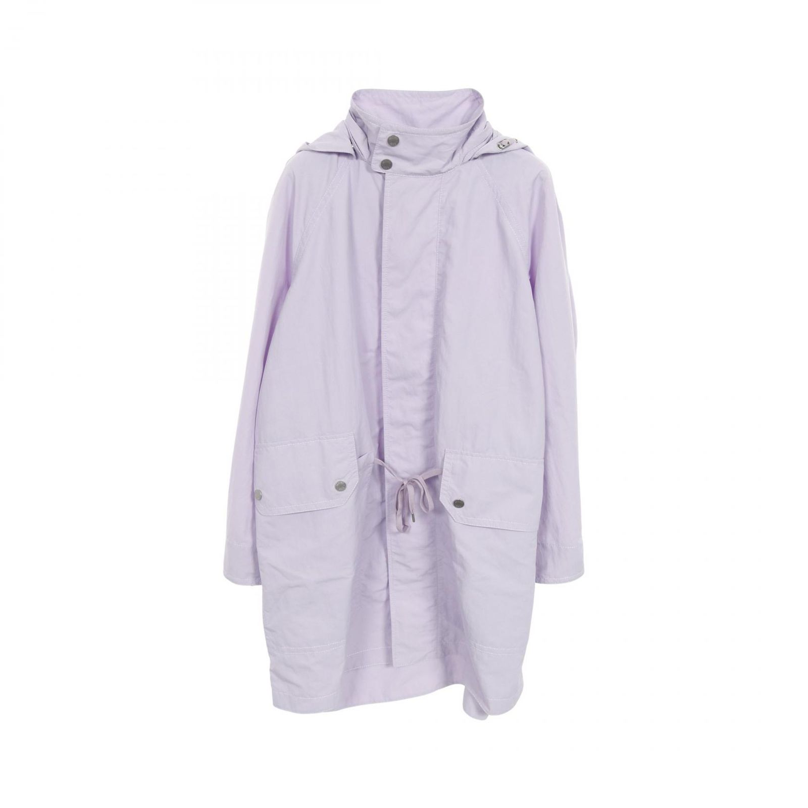 エルメス HERMES セリエボタン ナイロン コート メンズ Used A