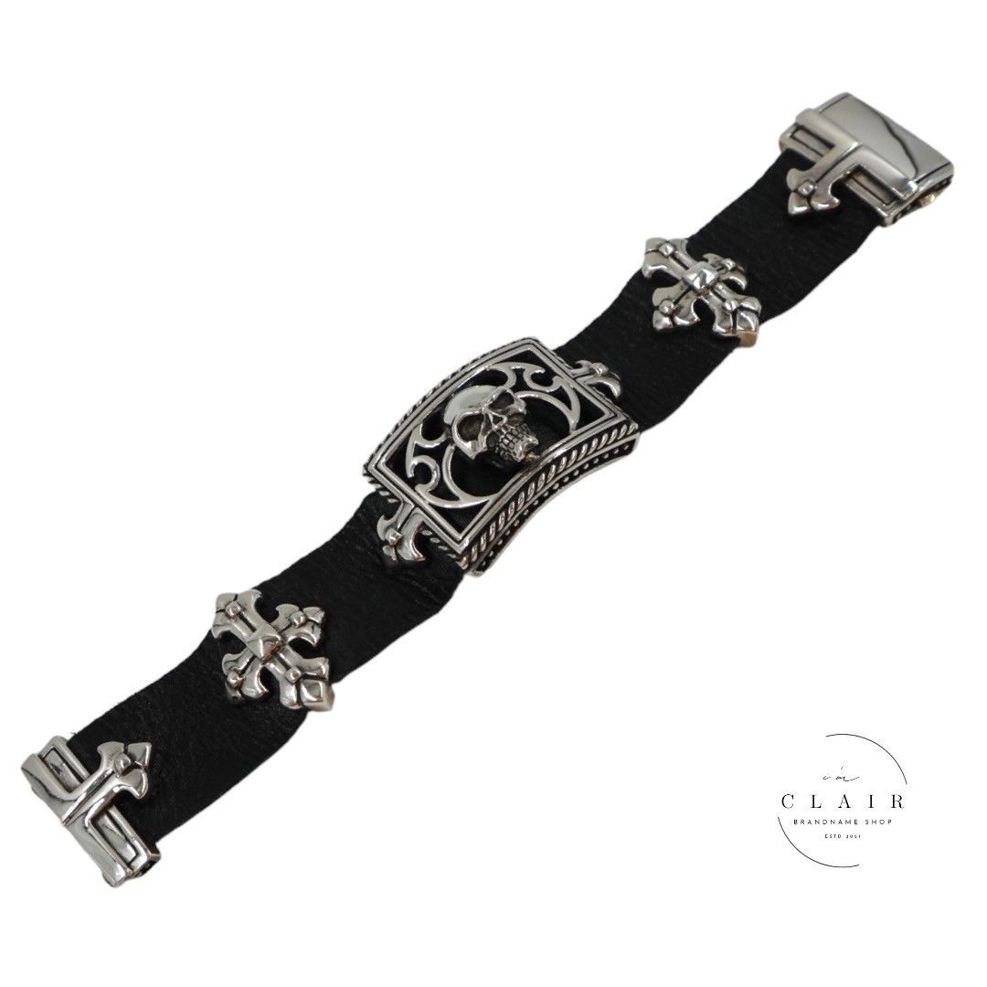 マスターマインドジャパン×ロアー　レザーブレスレットmaster roar MAD CULT/マッドカルト】「GYUGA Leather Bracelet/ギュガレザー