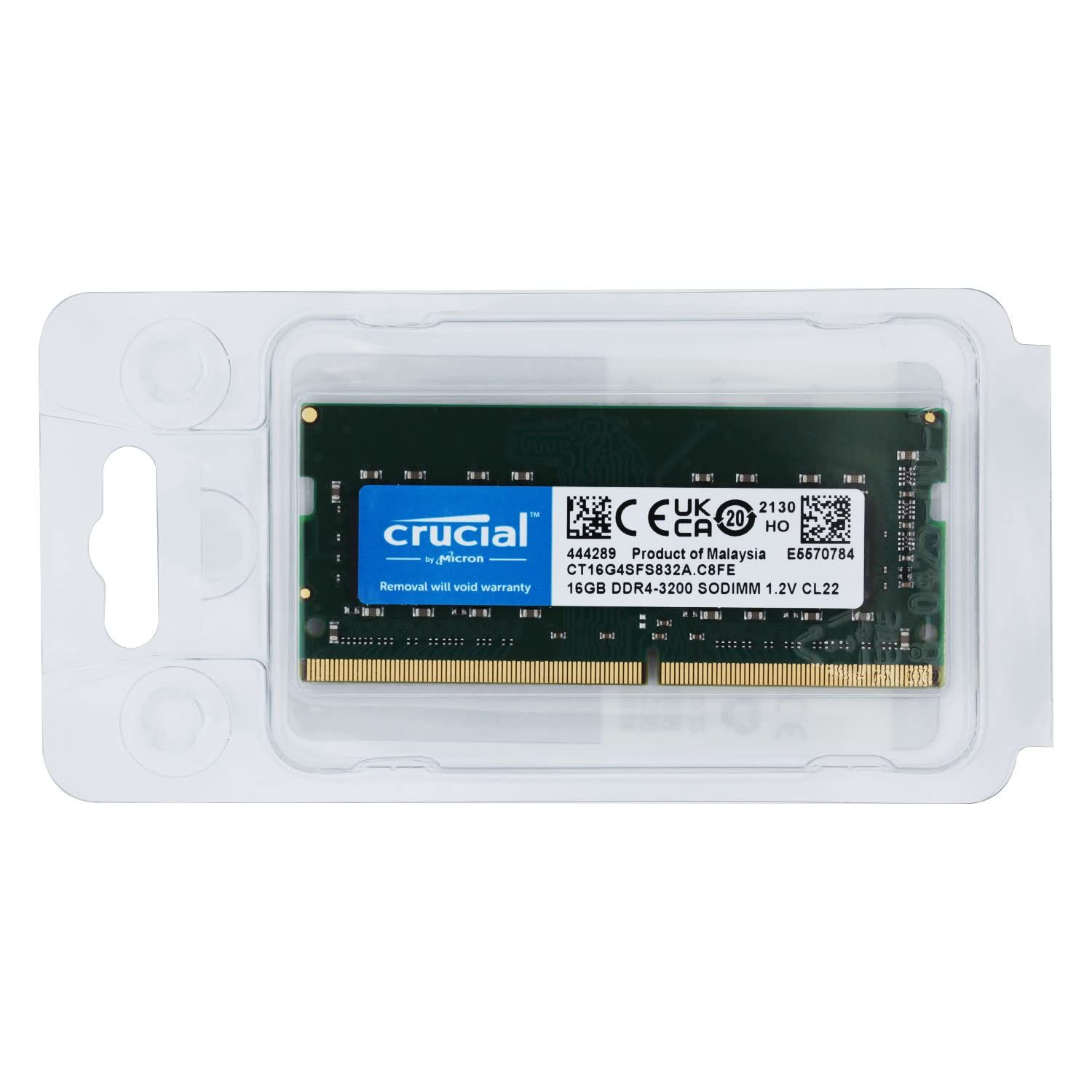 Crucial ノートPC用 メモリ PC4-25600(DDR4-3200) 16GB SODIMM