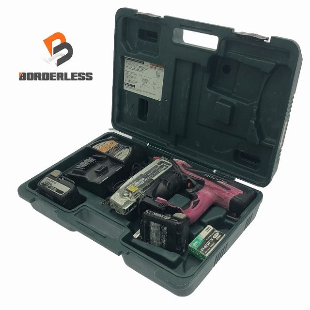 ☆品☆HITACHI 日立工機 14.4V 45mm コードレスピン釘打機 NP14DSL