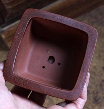 四方植木鉢 紫砂の鉢 盆栽鉢 植木鉢 小品盆栽鉢 大品盆栽鉢