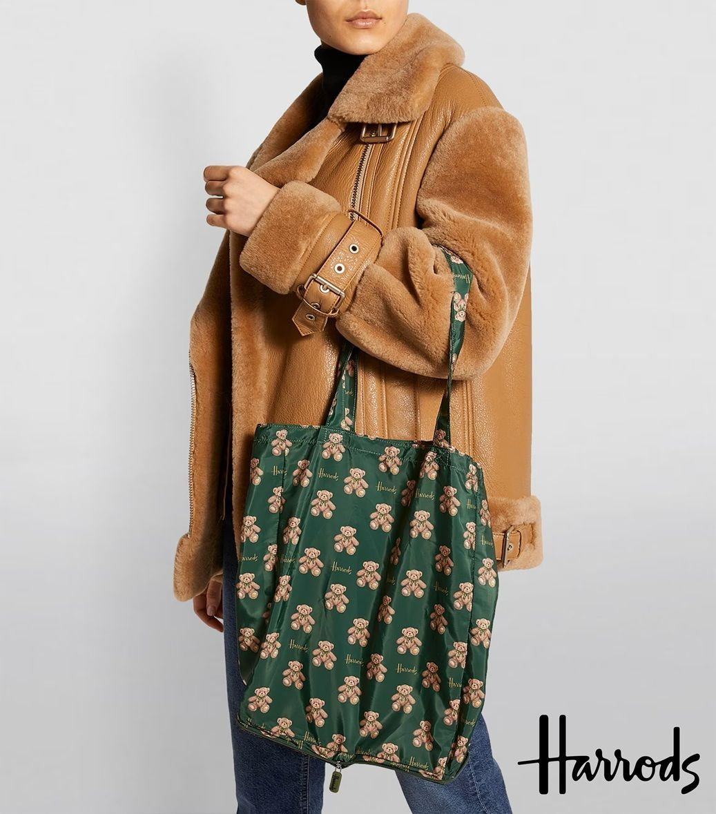 ハロッズ Harrods ジェイコブベア ポケットショッパー 携帯エコ