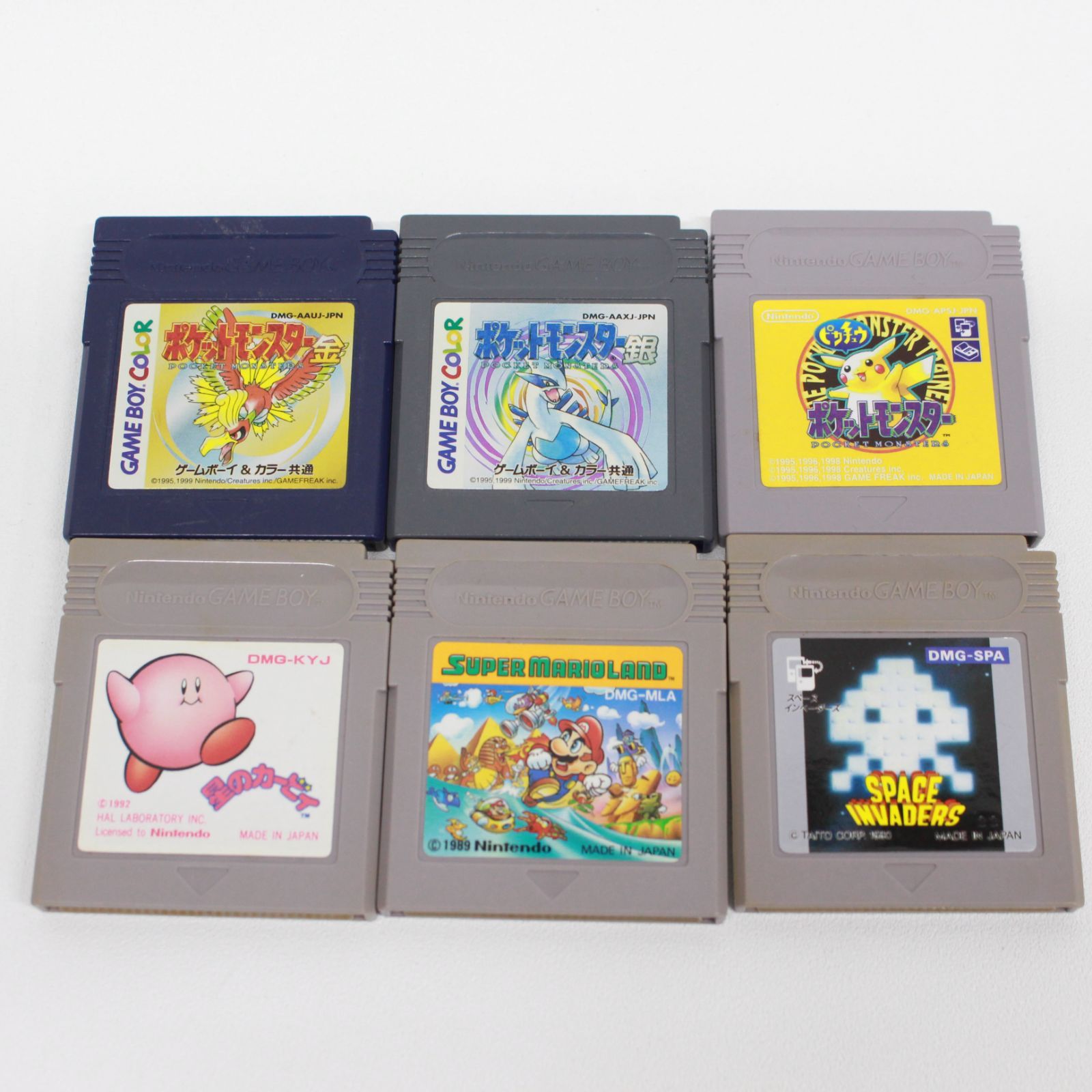 ☆739 ゲームボーイソフト まとめ売り ポケットモンスター 金 銀 