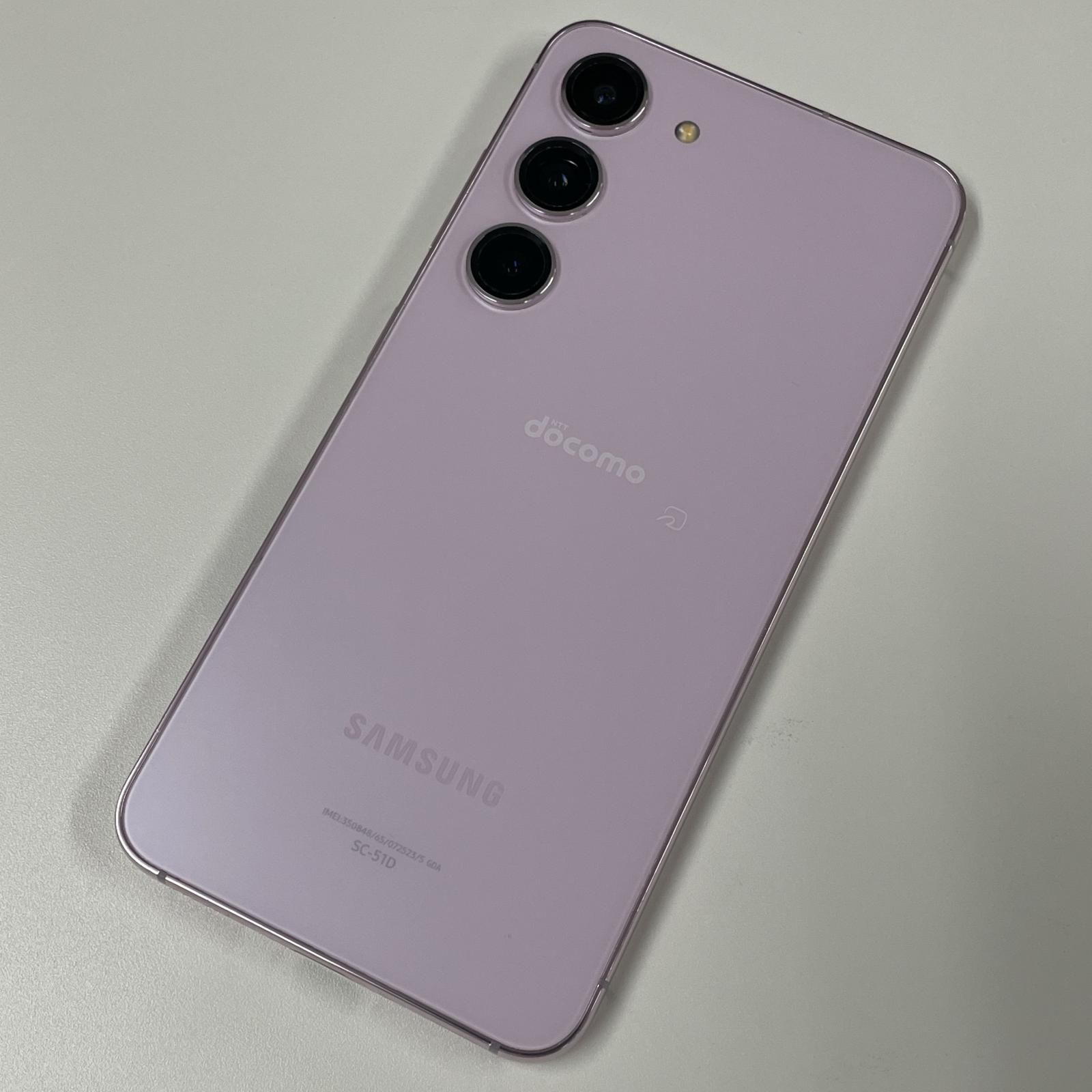 docomo Galaxy S23 SC-51D ラベンダー - メルカリ