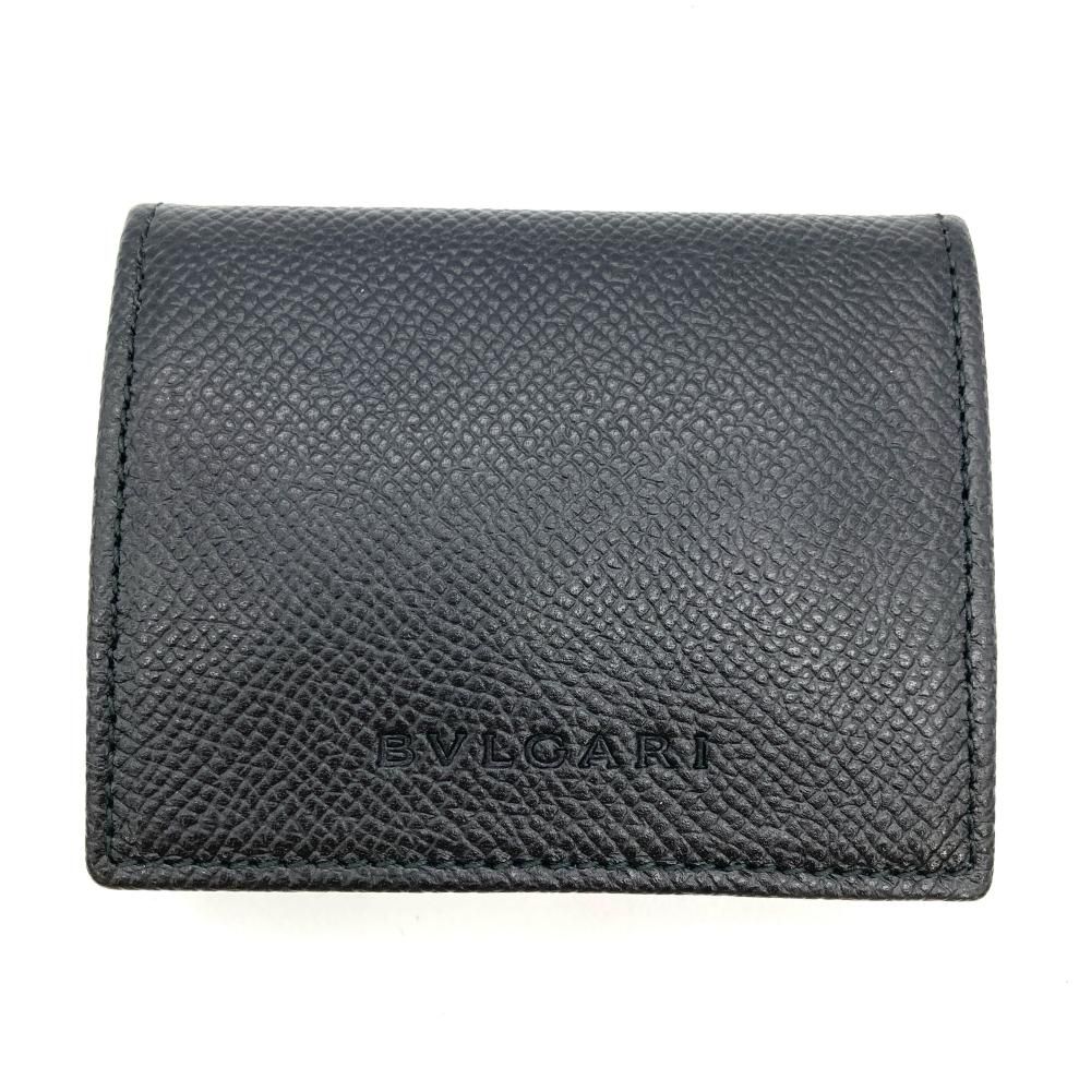 ブルガリ BVLGARI クラシコ コインケース レザー 20371 ブラック