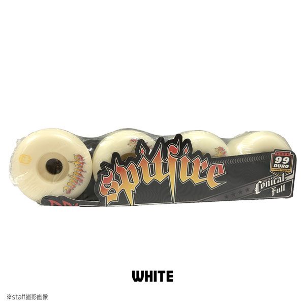 ウィール スピットファイア SPITFIRE WHEELS F4/99DU VENOM SCRIPT CONICAL FULL SHAPE  WHITE 54mm 4個set フォーミュラー4 コニカルフル メルカリ