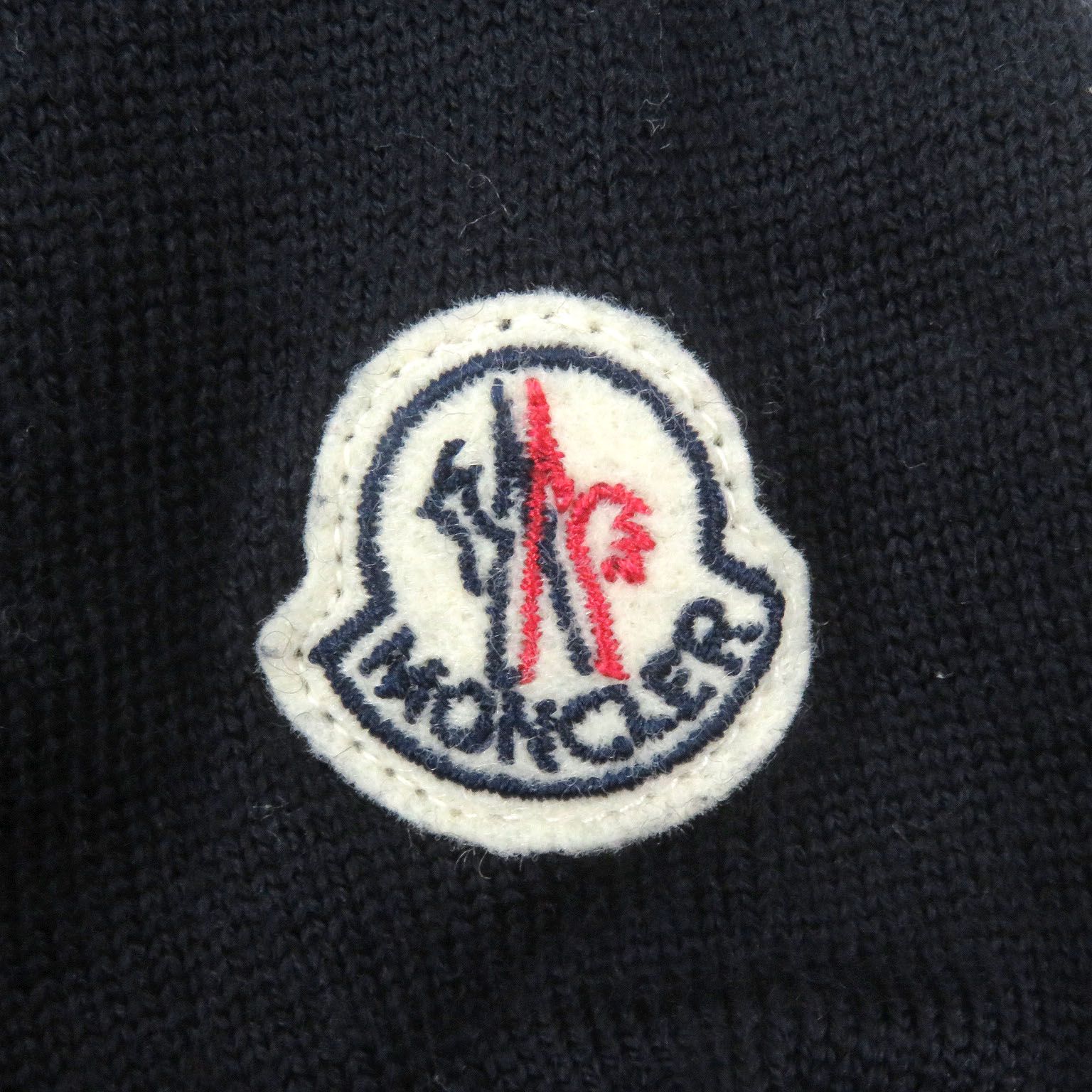 美品□MONCLER モンクレール MAGLIONE TRICOT GIROCOLLO ウール