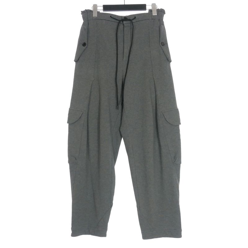 ジョーチア JOE CHIE 19AW Deconstruct Waistband ミリタリー スウエットパンツ S グレー F19M_PA21 ddc