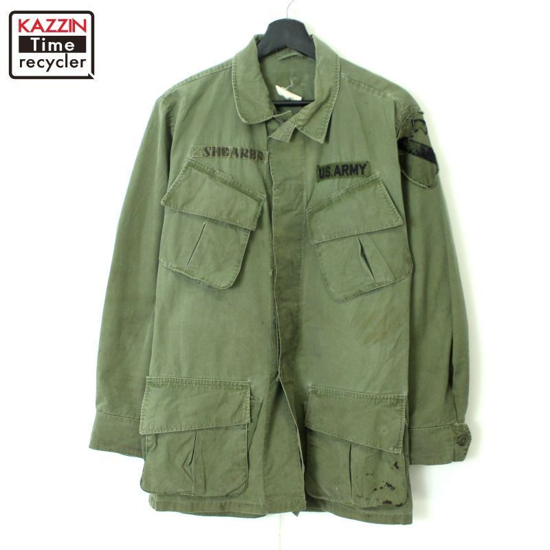 60s USA製 vintage U.S.ARMY 3rd ノンリップ ジャングル