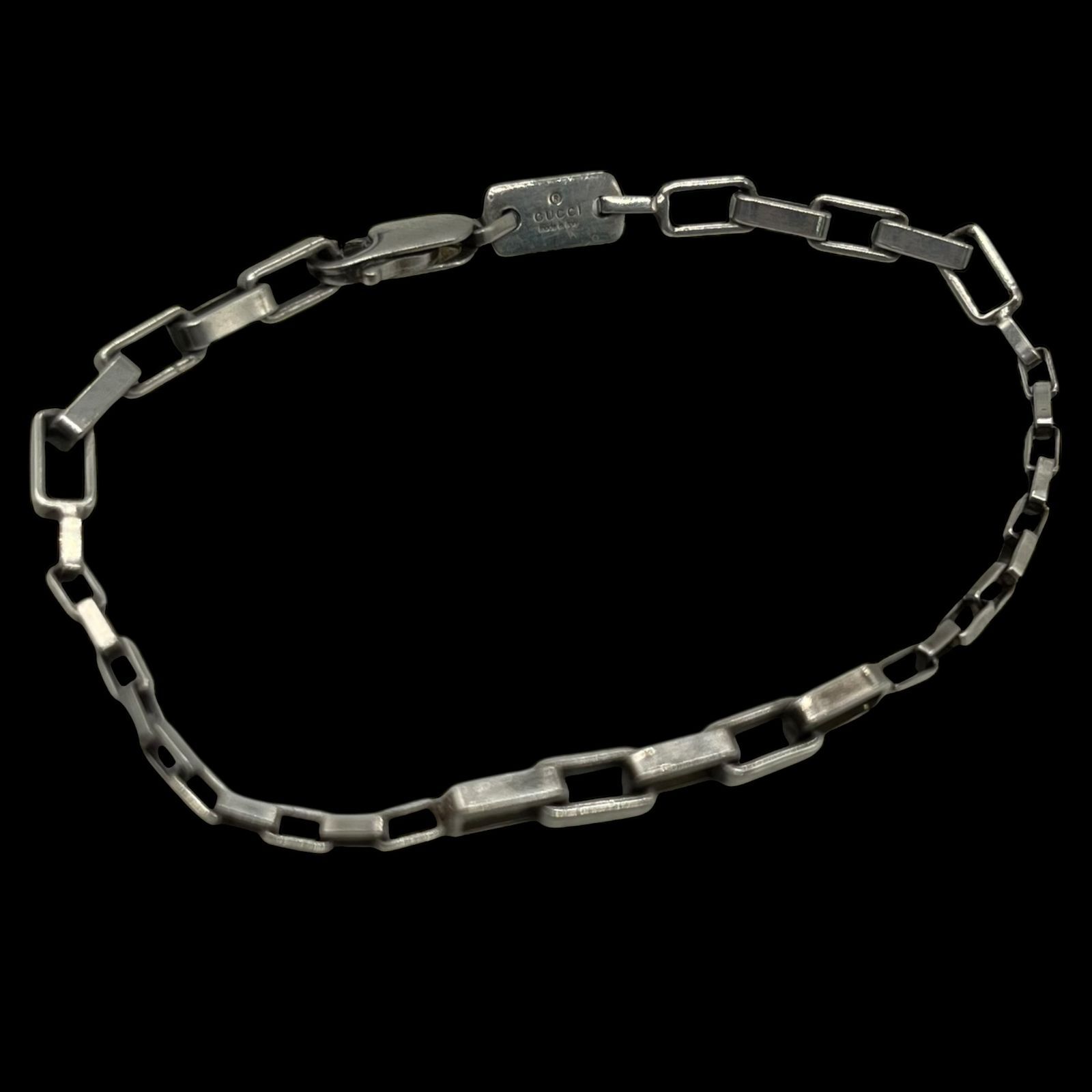 レア 希少 GUCCI グッチ ベネチアン チェーンブレスレット 1546 F1 