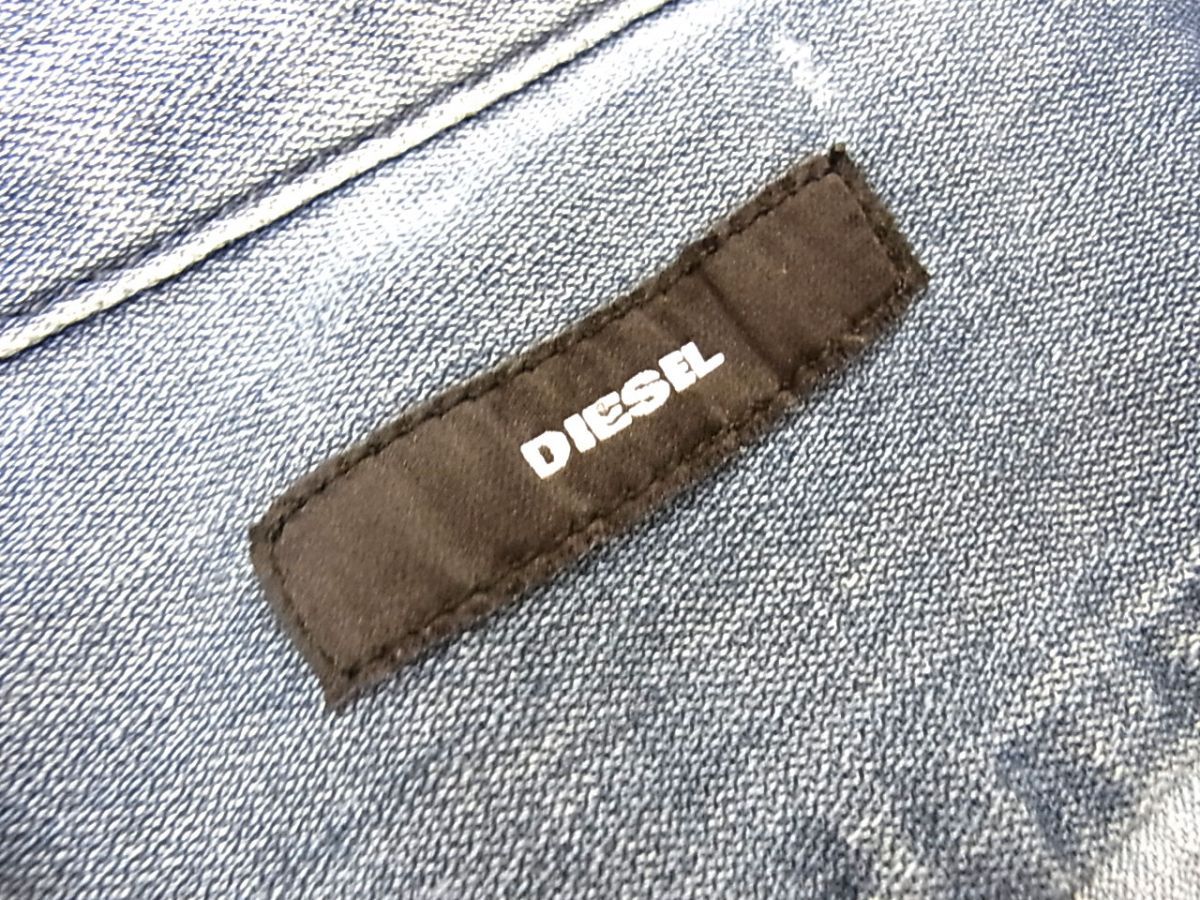 ☆DIESEL ディーゼル デニムジャケット スナップボタン＆ジップ