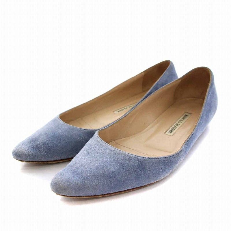 マノロブラニク MANOLO BLAHNIK フラット パンプス シューズ