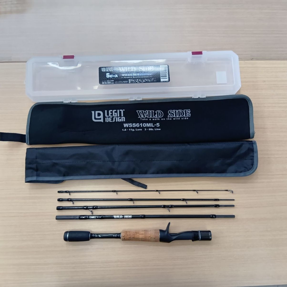 【相模原橋本店 併売】レジットデザイン ワイルドサイド WSC60ML-5 パックロッド 注有