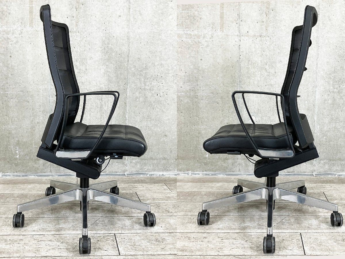 Interstuhl インタースツール AirPad エアパッド cassina ixc 取扱 ウレタンキャスター ブラック MARWIL-DEMENAGEMENTS_CH