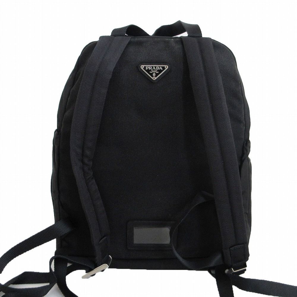 ✨良品　PRADA プラダ　リュック　ナップサック　バックパック　ブラック　黒 PRADA プラダ バックパック リュック リュックサック ショルダー