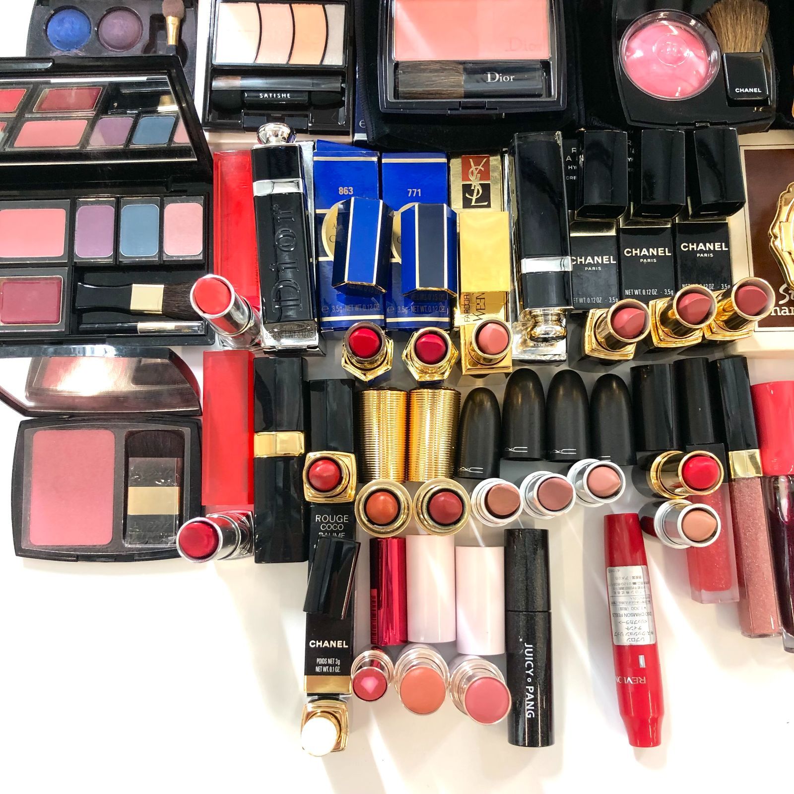 シャネル ディオール イブサンローラン等 コスメ 大量まとめ 80点以上