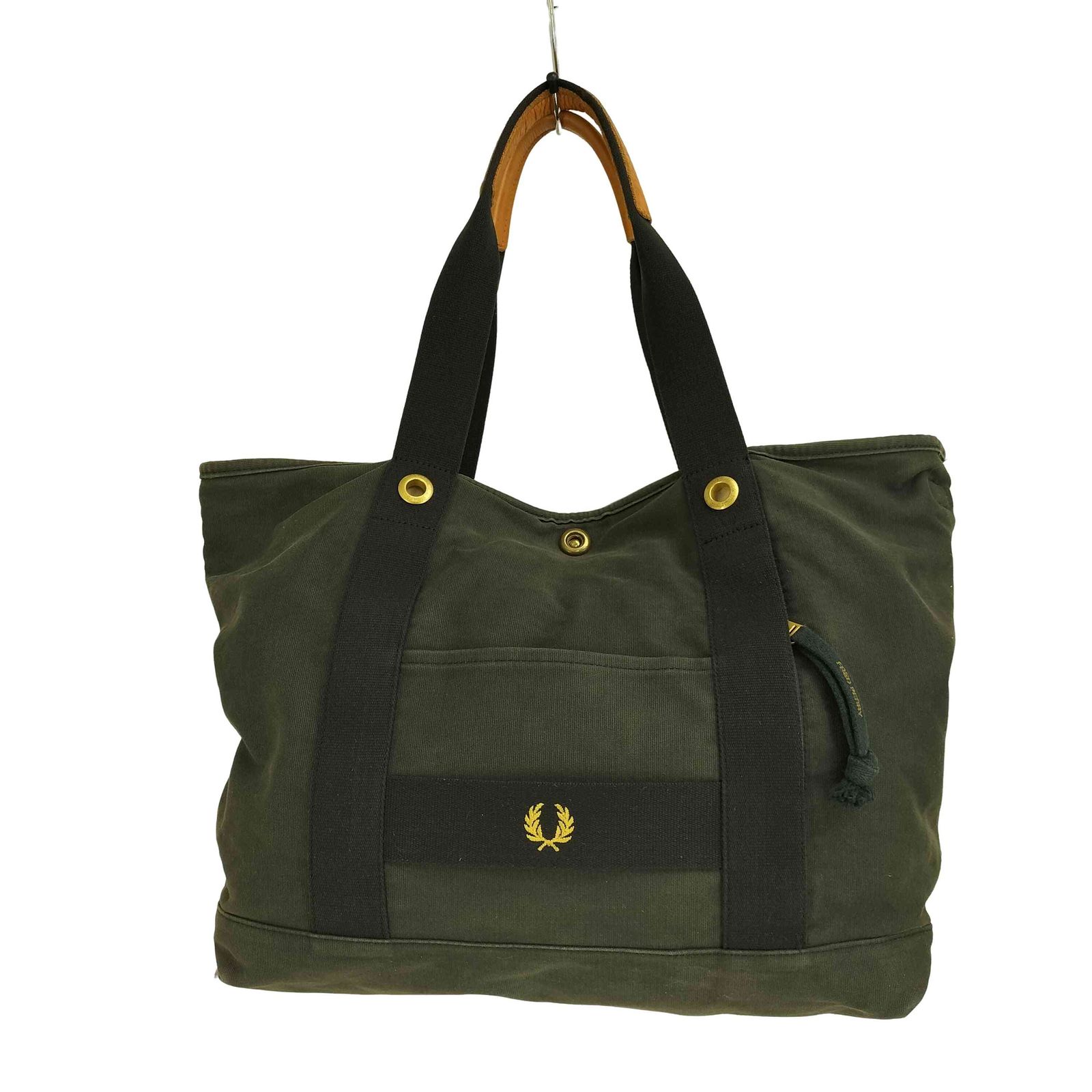 【コラボ希少品】フレッドペリー ムーン ウール ツイード トートバッグ 男女兼用 FRED PERRY（フレッドペリー） × MOON（ムーン） ⁄ ウールトートバッグ