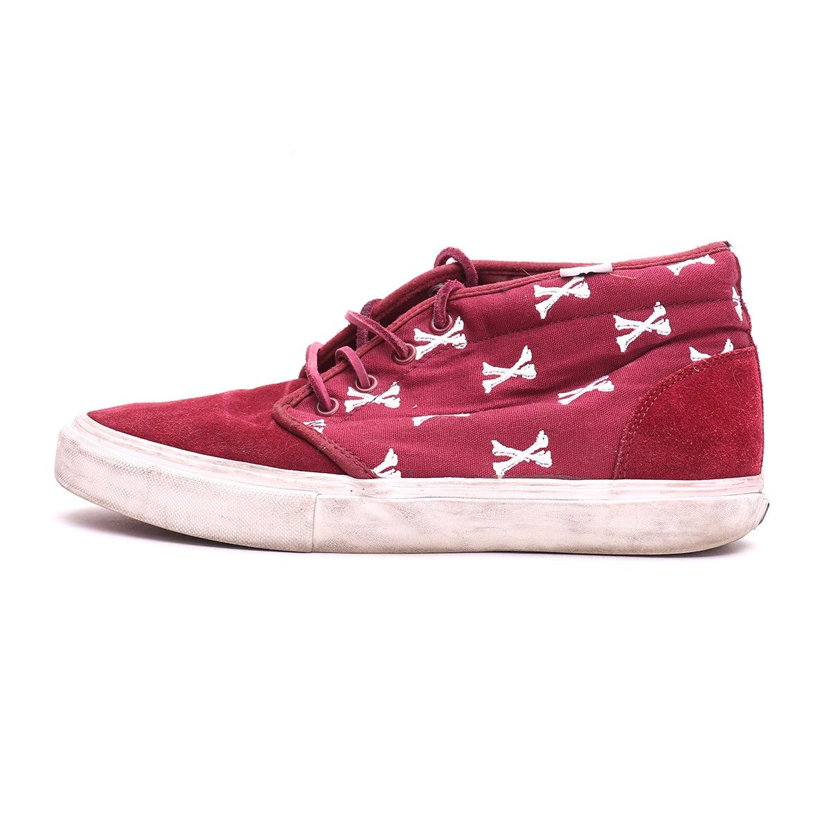 VANS×WTAPS CHUKKA BONES SYNDICATE バーガンディ Vans Chukka 59 S WTAPS Bones Cordovan Burgundy Sz 8.5 Mens