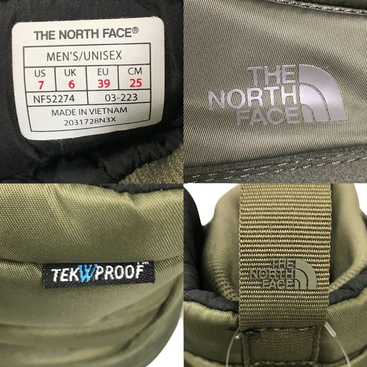 ##THE NORTH FACE ザノースフェイス Nuptse Bootie WP Knit Short ヌプシ ブーティ ウォータープルーフ ニット ショート 25cm  NF52274  ニュートープ×TNFブラック