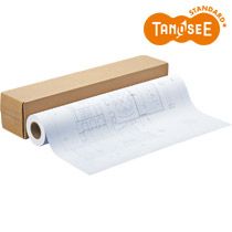 【新品・4営業日で発送】オリジナル TANOSEE インクジェット用コート紙HG3厚手マット 1118mm×30m 2インチ(IJ-WF203TS)