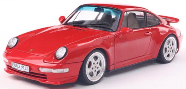 新品 SOLIDO 1/18 ポルシェ 911(993) カレラ RS 1997 (レッド) 完成品